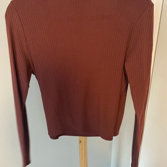 Abercrombie & Fitch Surplice Knit Top - Picture 3 of 3